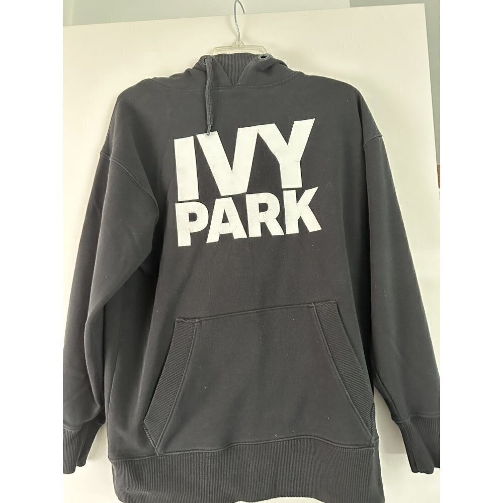 IVY PARK Womens Black Hoodie‎ Size XS Oversized Essential Pullover